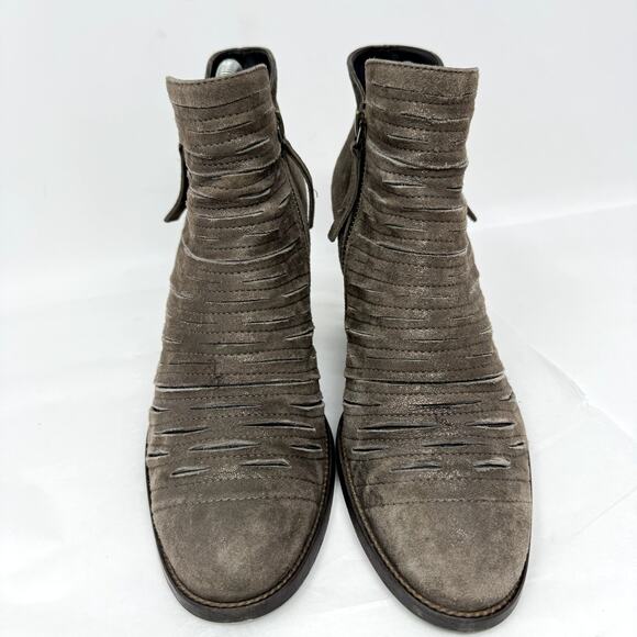 Paul Green Malibu Booties Womens 9 Leather Ankle Boots Boho Western Country - Picture 7 of 11